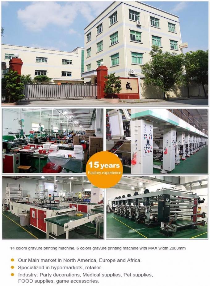 Túi quà tặng nhựa LDPE 56 "màu bạc Damask được tùy chỉnh cho tiệc đính hôn 7