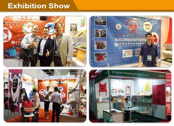 Túi quà tặng nhựa LDPE 56 "màu bạc Damask được tùy chỉnh cho tiệc đính hôn 8