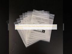 Túi nhựa LDPE Poly chống thấm nước có khóa kéo đựng thuốc để chia liều