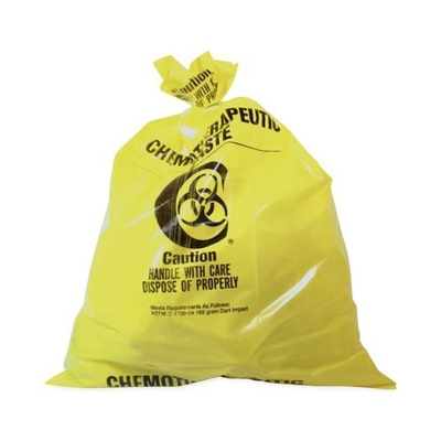 LDPE 2 triệu Túi chăm sóc sức khỏe màu vàng sinh học mạnh mẽ cho bệnh viện