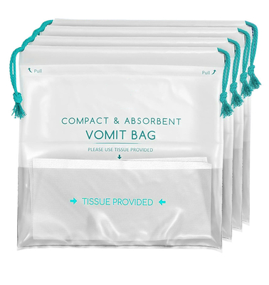 Một lần sử dụng 1000ml túi phân hủy sinh học 12 gói Biodegradable With Absorbent Pad