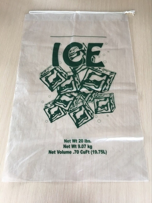 8LB LDPE túi băng với dây kéo - 10 
