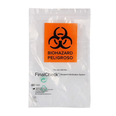 Túi khóa zip miễn phí BPA bền cho hiệu suất y tế và lâu dài