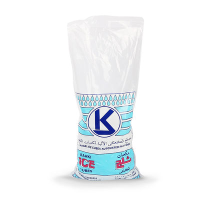 Dây rút Túi đá tái sử dụng LDPE 11 inch * 20 inch Kích thước tùy chỉnh