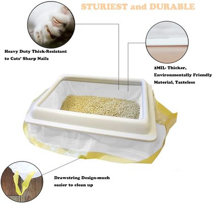Lót hộp lót hộp LDPE Cat Litter có mùi thơm và không mùi