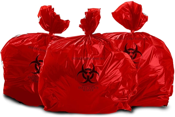 Hạng nặng 10 Gallon hạng chuyên nghiệp Cuộn 100 túi xử lý chất thải nguy hiểm sinh học