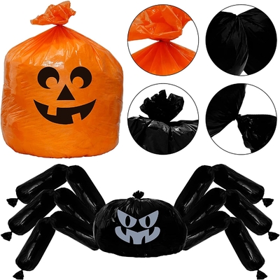 Halloween Jumbo Spider Pumpkin Lawn Leaf Túi trang trí tiệc