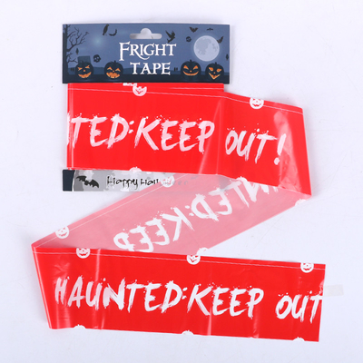 LDPE Halloween Keep Out Tape Banner, Băng nhựa Halloween đáng sợ 0,04mm